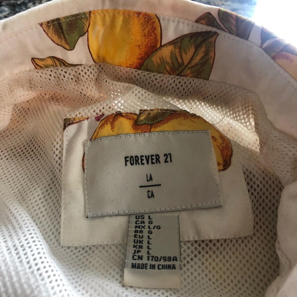 Lemon pattern white jacket - Picture 4 of 5